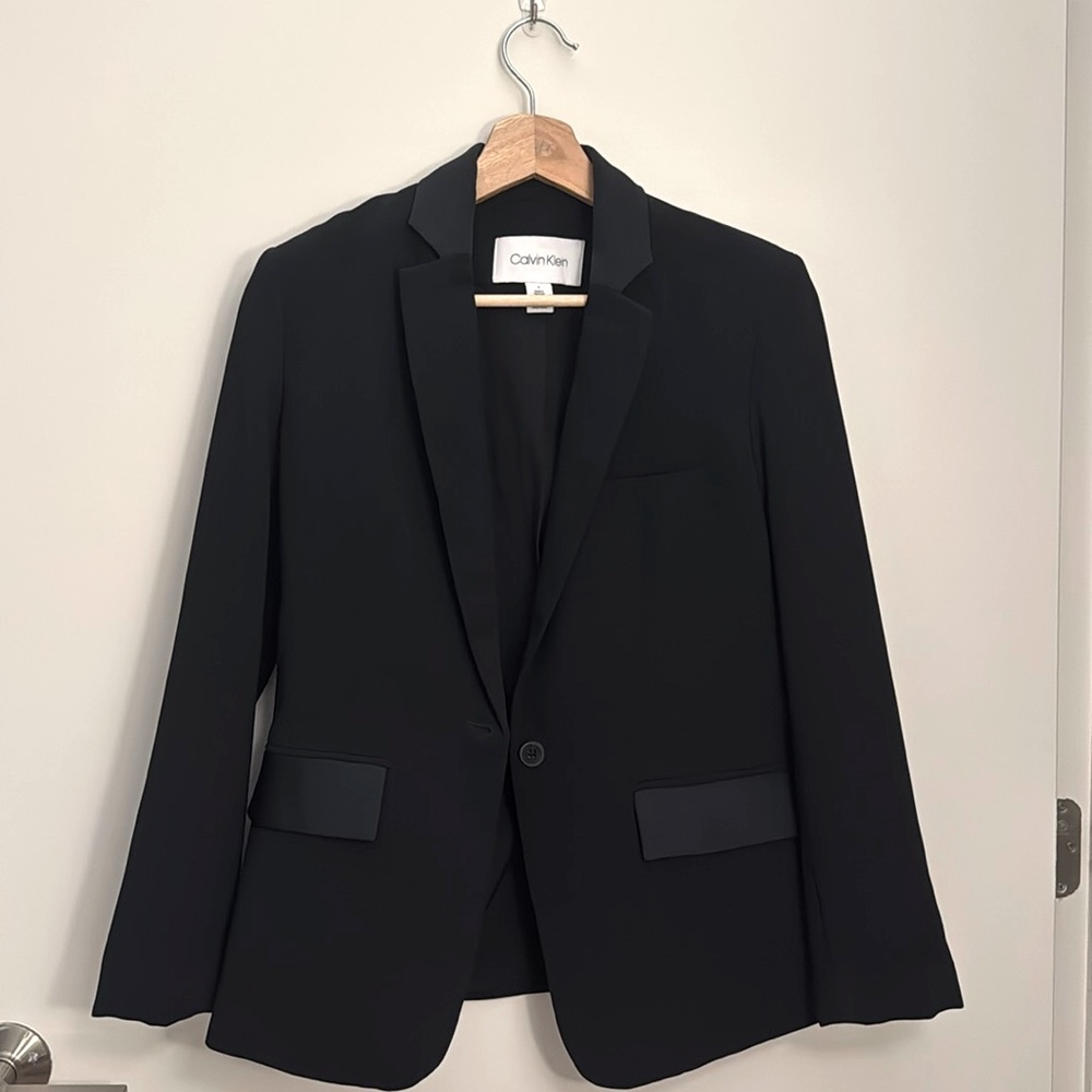 Calvin Klein Navy Blue Blazer